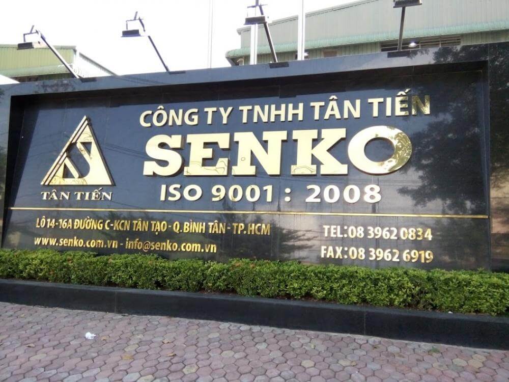 thi công chữ nổi inox