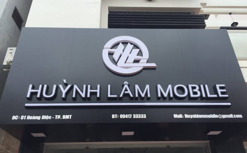thi công biển hiệu quảng cáo 